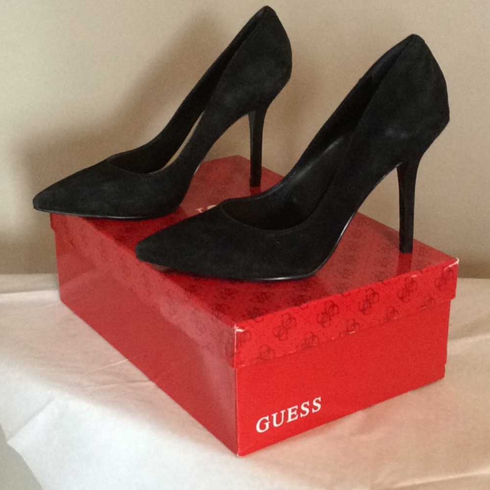Suede Heels